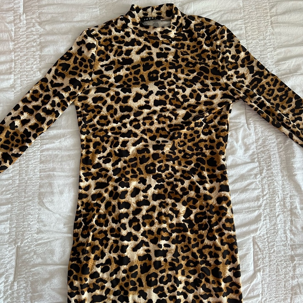 Cheetah mini dress